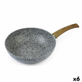 Sartén Wok Quttin 28 cm (6 Unidades)