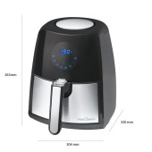 Freidora de Aire Proficook PC-FR 1147 H Negro 1500 W 2,5 L