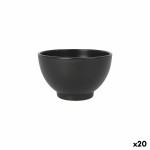 Cuenco Azofra Negro 15 x 15 x 9 cm (20 Unidades)