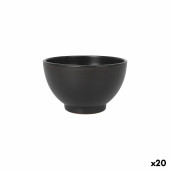 Cuenco Azofra Negro 15 x 15 x 9 cm (20 Unidades)