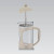 Tetera Feel Maestro MR-1665-1000 Marfil Acero Inoxidable Vidrio de Borosilicato 1 L