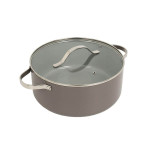 Olla con Tapa Feel Maestro MR-4009-20 Gris Metal Aluminio Ø 20 cm 2,3 L