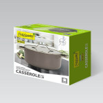Olla con Tapa Feel Maestro MR-4009-20 Gris Metal Aluminio Ø 20 cm 2,3 L