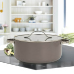 Olla con Tapa Feel Maestro MR-4009-20 Gris Metal Aluminio Ø 20 cm 2,3 L