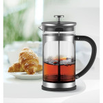 Tetera Feel Maestro MR-1860-600 Negro Acero Acero Inoxidable Vidrio de Borosilicato 600 ml