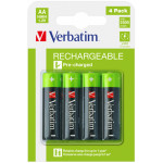 Pilas Recargables Verbatim 2500 mAh 1,2 V (4 Unidades)