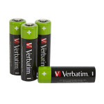 Pilas Recargables Verbatim 2500 mAh 1,2 V (4 Unidades)