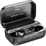 Auriculares Inalámbricos con Estuche de Carga TOZO T12 PRO Negro