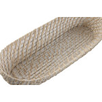 Bandeja de Aperitivos Home ESPRIT Blanco Natural 44 x 18 x 7 cm