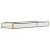 Juego de Bandejas Home ESPRIT Blanco Dorado Moderno 42 x 15 x 4 cm (2 Unidades)