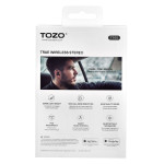 Auriculares Inalámbricos con Estuche de Carga TOZO T10S Negro