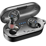 Auriculares Inalámbricos con Estuche de Carga TOZO T10S Negro