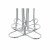 Organizador de Cápsulas de Café DKD Home Decor Plateado Metal Plástico 13 x 13 x 37 cm