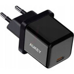 Cargador de Pared Aukey PA-F5 Negro 20 W