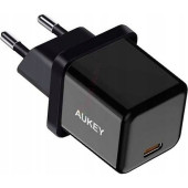 Cargador de Pared Aukey PA-F5 Negro 20 W