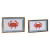Juego de Bandejas Home ESPRIT Multicolor Madera de mango 43,5 x 27 x 5,5 cm (2 Unidades)