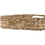 Juego de Bandejas Home ESPRIT Natural Tropical 40 x 40 x 9 cm (2 Unidades)
