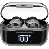 Auriculares Inalámbricos con Estuche de Carga TOZO T18 CRYSTAL BUDS Negro