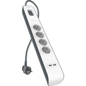 Regleta Enchufes 4 Tomas con interruptor Belkin BSV401VF2M-V2 (2 m)