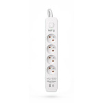 Regleta Enchufes 4 Tomas con interruptor Kerg M02592 (1,5 m)