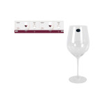 Set de copas de vino Bohemia Crystal Uria Cristal (6 Unidades)
