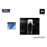 Jarra con Tapa y Dosificador La Mediterránea Chrystie Vidrio (12 Unidades)