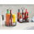 Organizador Multiusos My Bar 15 x 15 x 22 cm Negro (12 Unidades)