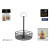 Organizador Multiusos My Bar 15 x 15 x 22 cm Negro (12 Unidades)