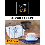 Servilletero My Bar 12 x 12 x 10 cm (12 Unidades)