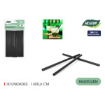 Pajita Reutilizable Algon COCKTAIL Plástico 14 cm 6 mm 30 piezas 24 Unidades