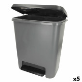Cubo de basura Curver Gris oscuro Plástico 25 L (5 Unidades)