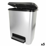 Cubo de basura Curver Gris Plástico 25 L (5 Unidades)