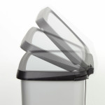 Cubo de basura Curver Gris Plástico 25 L (5 Unidades)
