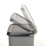 Cubo de basura Curver Gris oscuro Plástico 50 L (5 Unidades)