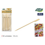 Pincho para aperitivo Algon Bambú 50 Piezas (24 Unidades)