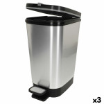 Cubo de basura Curver Gris Plástico 45 L (3 Unidades)