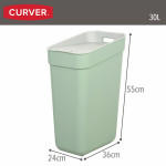 Cubo de basura Curver Verde Plástico 30 L (6 Unidades)