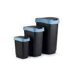Cubo de basura Rotho Twist Blue Azul Plástico 50 L