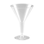 Copa de cóctel Algon 215 ml 4 Piezas (24 Unidades)