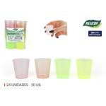 Vaso de chupito Algon Ø 4 cm 30 ml 24 Piezas (24 Unidades)