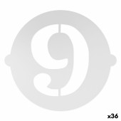 Plantilla para tartas Algon 25 cm Número 9 (36 Unidades)