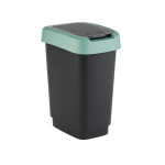 Cubo de basura Rotho Twist Green Verde Plástico 10 L