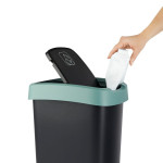 Cubo de basura Rotho Twist Green Verde Plástico 10 L