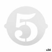 Plantilla para tartas Algon 25 cm Número 5 (36 Unidades)