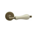 Roseta Laton/Porcelana R891 Ø50 Cuero Porcelana Beige