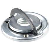 Tuerca Rápida Para Amoladora. Metal. Zincado Brillante. Hasta Disco 150Mm. Rosca Exacta - Wolfcraft