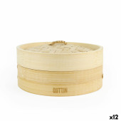 Vaporera Quttin Bambú 20 x 8,5 cm (12 Unidades)