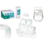 Cubitos refrigerantes reutilizables Leknes TK22008 Transparente Polietileno Agua destilada 6,5 x 16 x 6,5 cm 18 Piezas (12 Unida