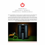 Freidora de Aire Basic Home Negro 1200 W 2,3 L