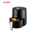 Freidora de Aire Basic Home Negro 1200 W 2,3 L